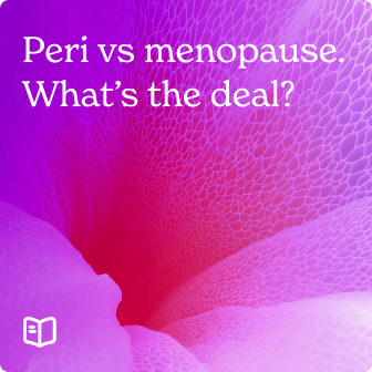 Peri vs meno: What's the difference?